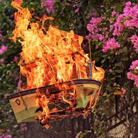 Burning Boat