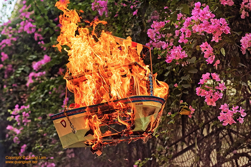 Burning Boat