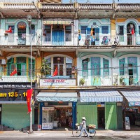 Facades Colonial Style in Cholon