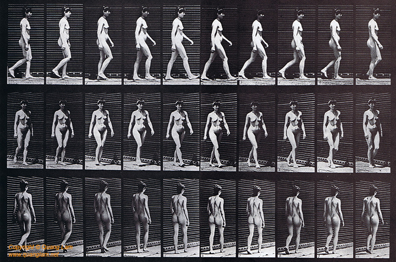 Nude Woman Walking