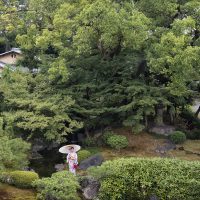 Kimono in Gion Garden