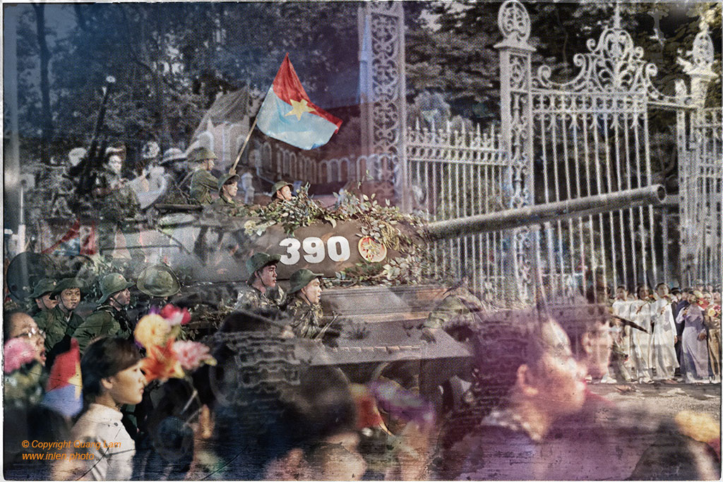 Reunification - Tank at the Independence Palace 