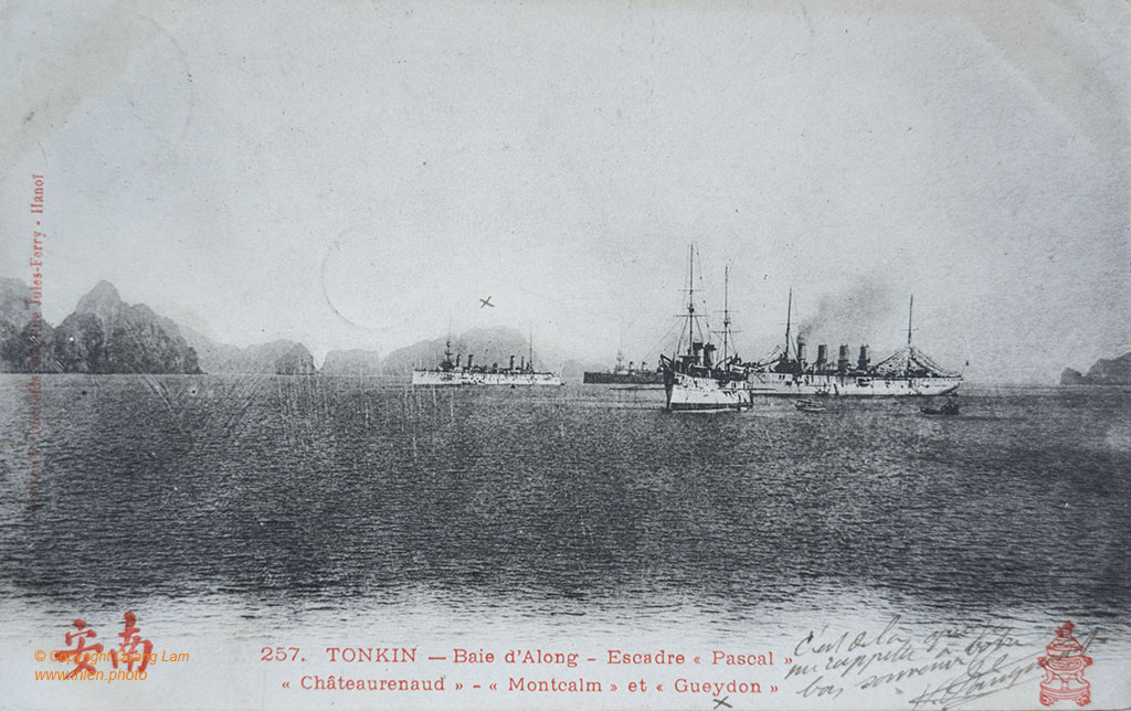 Postcard Hanoi to Bruxelles - 1906