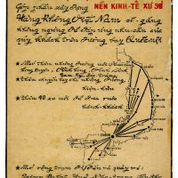 Air Vietnam, Map of local routes - circa 1970