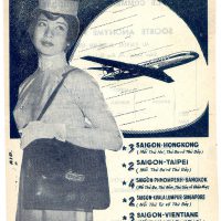 Air Vietnam Ads, Hostess and Caravelle aircraft 