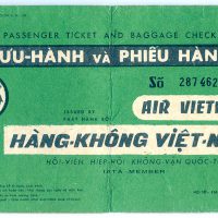 Air Vietnam, flight ticket