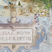 Orthelius Asiae Nova map, detail