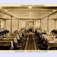 Messageries-Maritimes, Paquebot Paul-Lecat, Dining room first class 