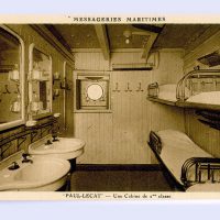 Messageries-Maritimes, Paquebot Paul-Lecat, cabin first class