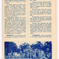 Messagries Maritimes, Haiphong travel leaflet