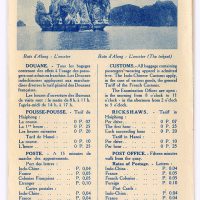 Messagries Maritimes, Haiphong travel leaflet