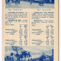 Messagries Maritimes, Haiphong travel leaflet