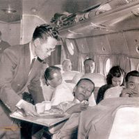Air vietnam, airline history - inside plane Hanoi-Saigon,1950