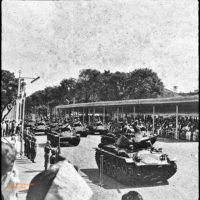 Tanks - Inauguration ceremony for the second term of President Ngo Dinh Diem on the 29th april 1961