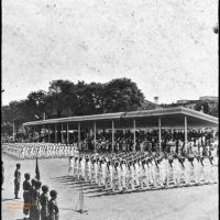 Military parade - Inauguration ceremony for the second term of President Ngo Dinh Diem on the 29th april 1961