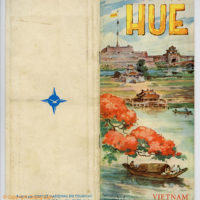 Touristic Leaflet of the city of Hue, Vietnam in the 50s