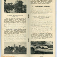 Touristic Leaflet of the city of Hue, Vietnam in the 50s