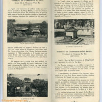 Touristic Leaflet of the city of Hue, Vietnam in the 50s