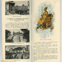 Touristic Leaflet of the city of Hue, Vietnam in the 50s