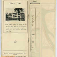 Touristic Leaflet of the city of Hue, Vietnam in the 50s