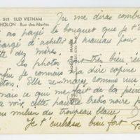 Postcard rue des Marins, Saigon , in the 50s